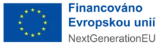 Logo Financováno Evropskou unií NextGenerationEU