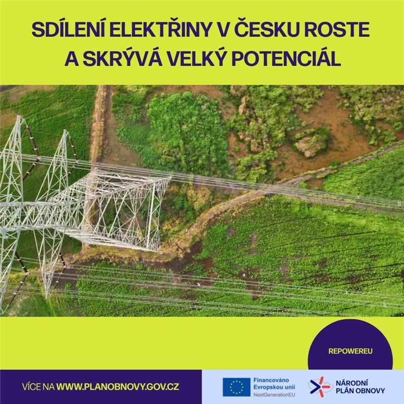 Sdílení elektřiny v Česku roste a skrývá velký potenciál