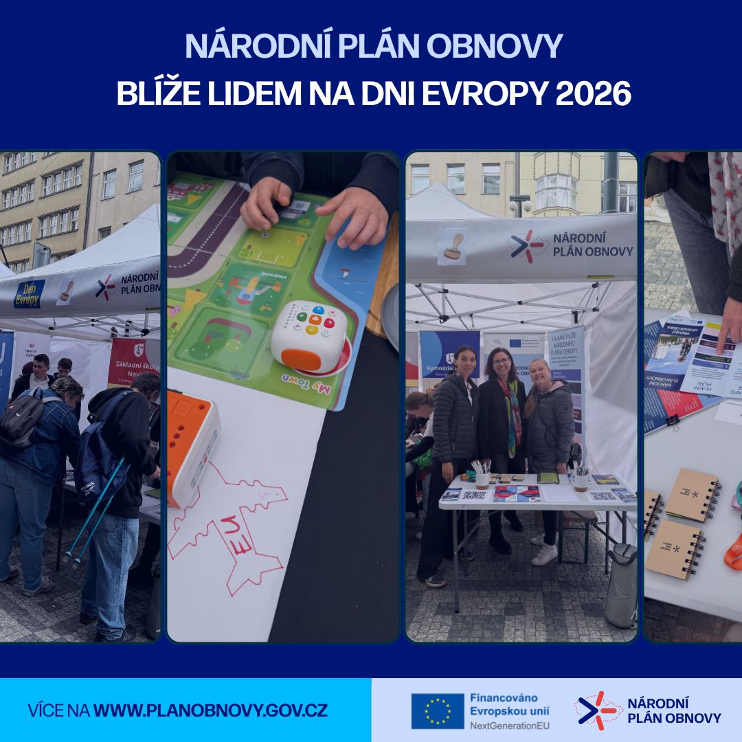 Národní plán obnovy slavil Den Evropy 2026